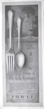 1923 Towle Silverware Ad ~ Lady Constance