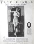 1923 Treo Girdle Corset Ad ~ All Elastic