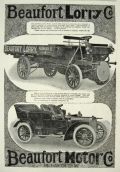 1904 Beaufort Lorry & Automobile Ad