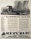 1919 Republic Trucks Ad ~ Businesses in Pittsburgh