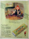 1928 Wrigley's Double Mint Gum Ad ~ Mother Goose Up-To-Date ~ Little Spear Horner