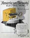 1923 American Beauty Electric Iron Ad ~ The Best Iron Made