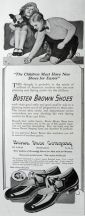 1926 Buster Brown Shoes Ad ~ Pit Bull Tige