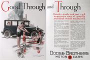 1926 Dodge Deluxe Sedan Ad ~ Good Through & Through