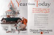1926 Dodge Roadster Ad ~ A Year From Today