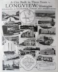 1926 Longview Washington Promotional Ad with Photos