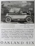 1926 Oakland Six Ad ~ Sport Roadster