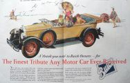 1928 Buick Ad ~ Finest Tribute