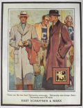 1928 Hart Schaffner & Marx Ad ~ University Overcoats