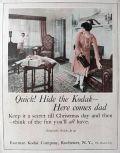 1926 Kodak Camera Ad ~ Hide the Kodak, Here Comes Dad