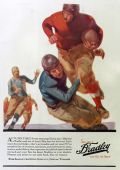 1924 Bradley Knitting Co. Ad ~ Football Players