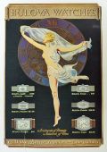 1926 Bulova Watches Ad ~ Nude Woman