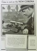 1923 Corona Typewriter Ad ~ Rochester, NY Store