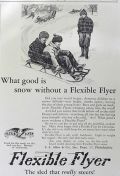 1926 Flexible Flyer Sled Ad ~ What Good Is Snow