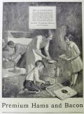 1924 Swift's Bacon & Ham Ad ~ Family Cookout