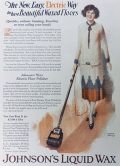 1926 Johnson's Wax & Floor Polisher Ad ~ Andrew Loomis