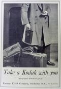 1923 Kodak Ad ~ Take a Kodak WIth You
