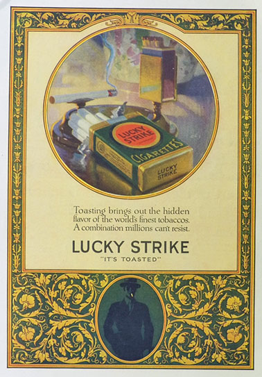 1924 Lucky Strike Ad ~ Beautiful Art