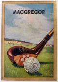 1923 Vintage Macgregor Golf Clubs & Golf Balls Ad