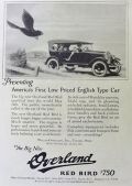 1923 Willys Overland Red Bird Ad ~ Low Priced English Type Car