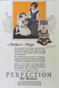 1924 Perfection Oil Heater Ad ~ Model No. 1665