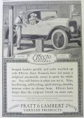1923 Effecto Auto Finishes Ad ~ Edward Penfield Art