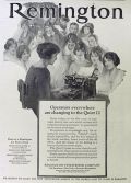 1924 Remington Typewriter Ad ~ Quiet 12