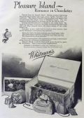 1923 Whitman's Candy Ad ~ Pleasure Island