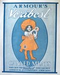 1903 Armour's Veribest Canned Meats Ad