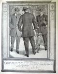 1910 Hart Schaffner Marx Clothing Ad ~ Man With Pitbull