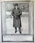1910 Hart Schaffner Marx Clothing Ad ~ Men's Overcoat