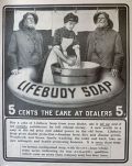 1903 Lifebuoy Soap Ad ~ 5&cent; The Cake