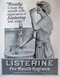 1916 Listerine Ad ~ For Mouth Hygiene