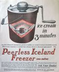 1903 Peerless Iceland Ice Cream Freezer Ad ~ Full Page