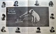 1903 Victor Talking Machine Ad ~ Opera Stars, His Master's Voice