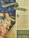 1935 Arvin Car Radio Ad ~ Andrew Loomis Art