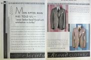 1930 Society Brand Men's Suits Ad ~ Satisfaction in Clothes