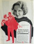 1931 Movie Ad ~ "Dishonored" ~ Marlene Dietrich