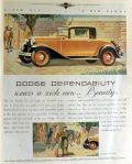 1931 Dodge Six & Eight Ad ~ Rich New Beauty