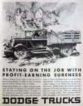 1930 Dodge Truck Ad ~ Profit Earning Sureness