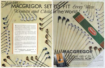1931 Vintage Macgregor Golf Clubs Ad ~ A Set For Everyone