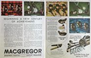 1930 Vintage Macgregor Golf Clubs Ad ~ Harmonized Set