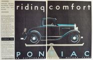 1931 Pontiac Oakland 8 Ad ~ Riding Comfort