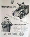 1937 Shell Gasoline Ad ~ William Steig Art