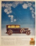 1931 Body by Fisher Pontiac Six Ad ~ Snowflakes