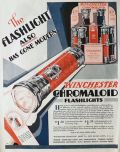 1931 WInchester Chromaloid Flashlight Ad ~ Gone Modern