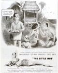 1957 The Little Hut Movie Ad ~ Great Cartoon Art