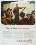 1943 Veedol Oil Ad ~ Army Targets Hitler's Glass Jaw