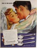1946 Community Silverplate Ad ~ Jon Whitcomb