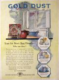 1919 Fairbanks Gold Dust Ad ~ Your Ice Box's Best Friends